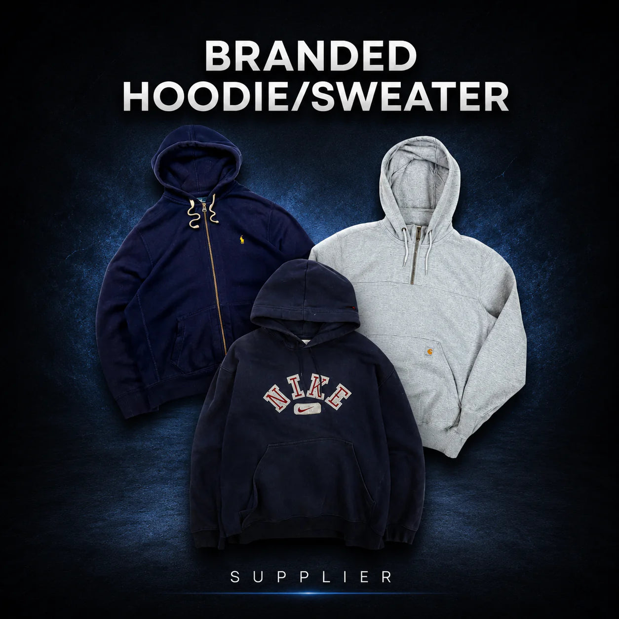 BRANDED HOODIE/SWEATER SUPPLIER